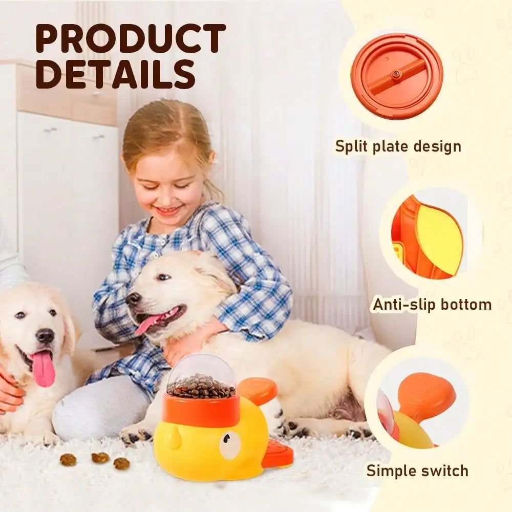 Duck-Shaped Dog Treat Puzzle